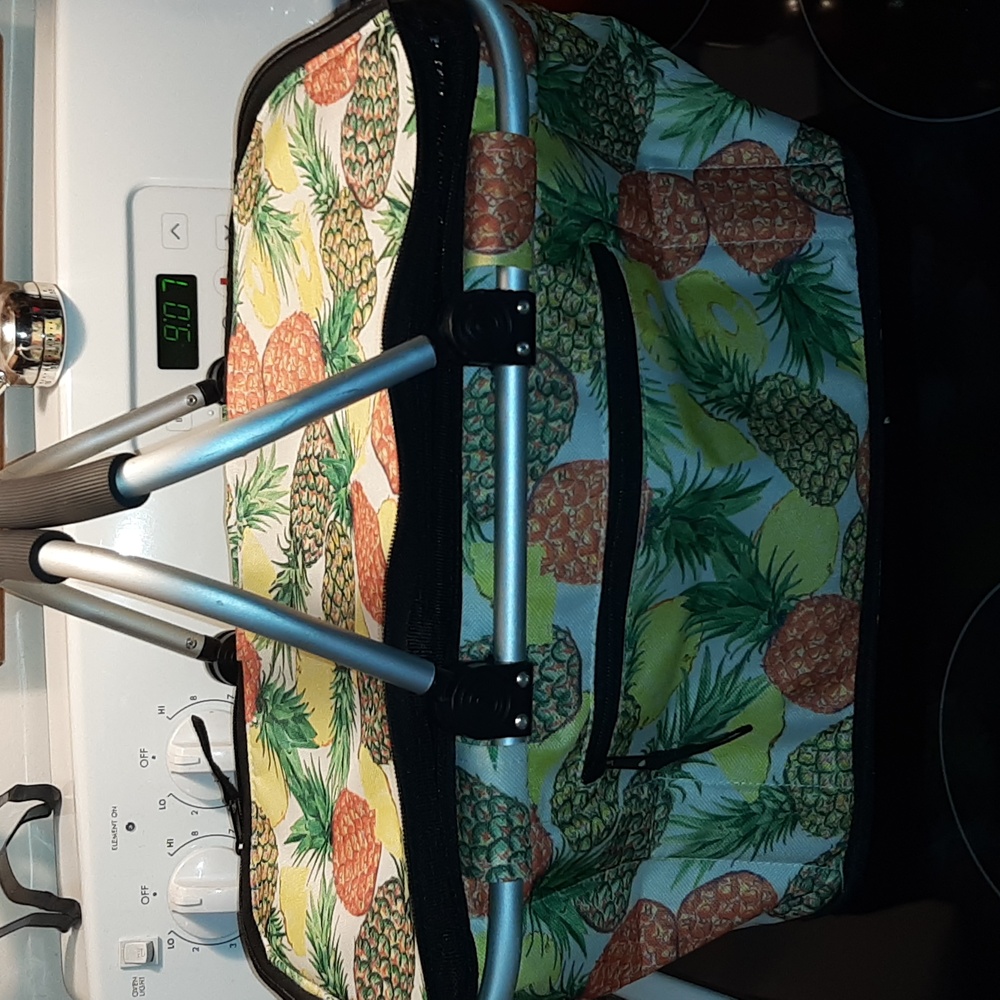 🛍🍍Food Tote-Pineapple Pattern-Like New Condition🍍🛍